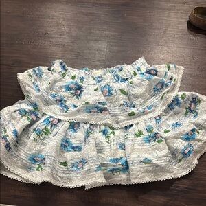 Loveshackfancy floral skirt